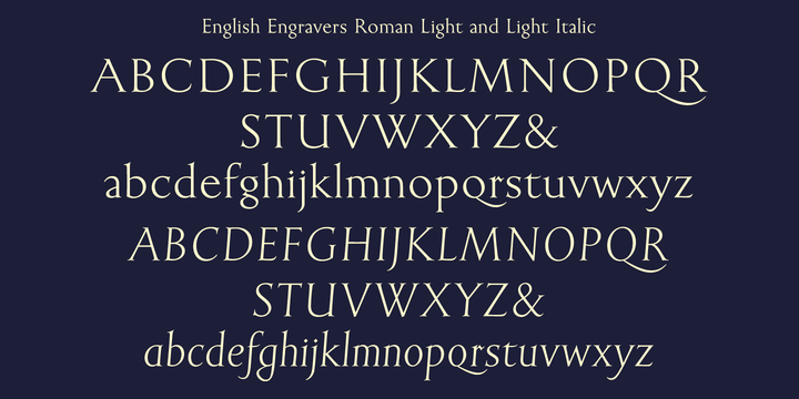 English Engravers Roman