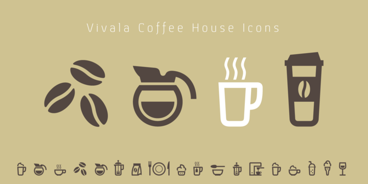 Vivala Coffee House Icons