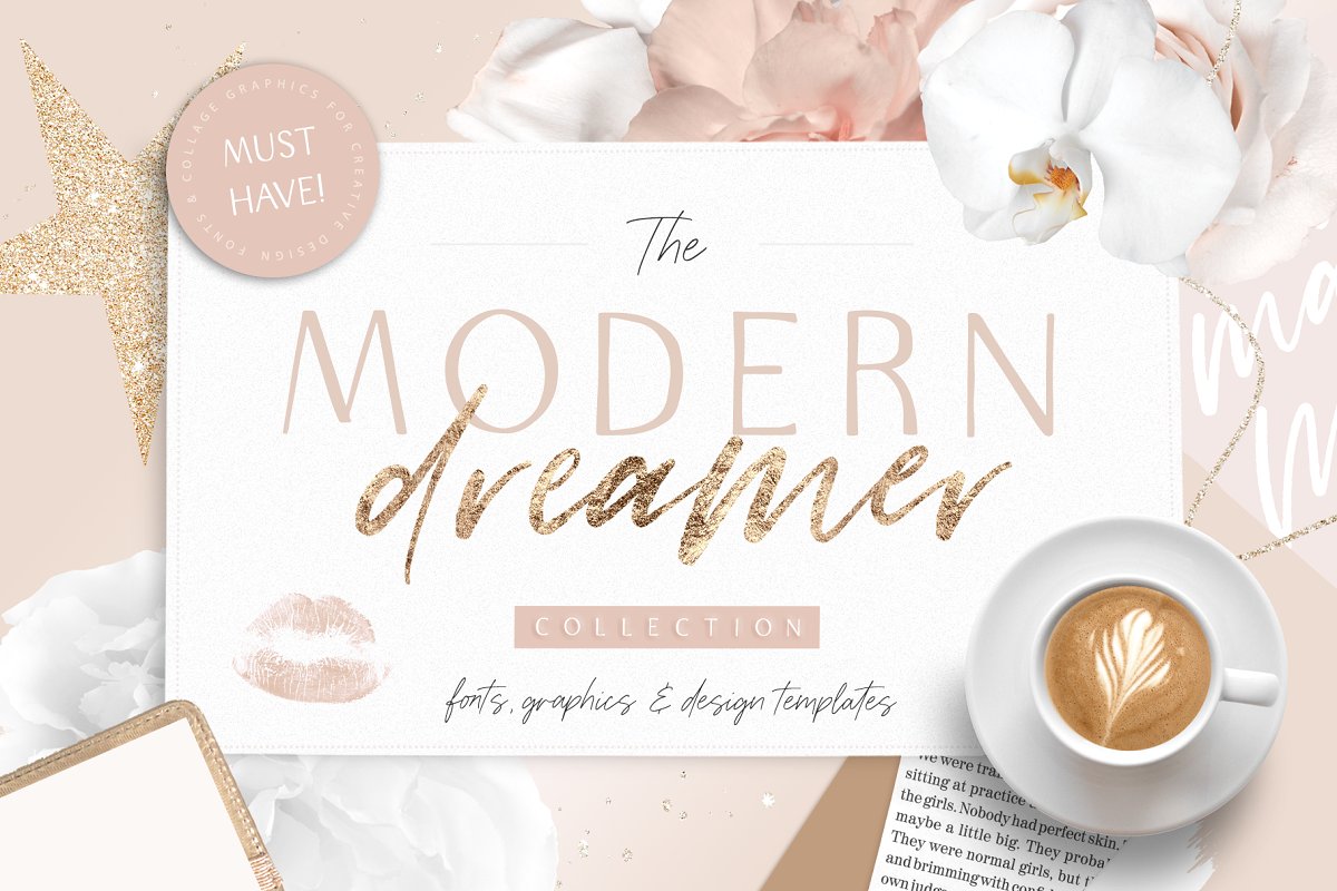 Modern Dreamer Font Bundle