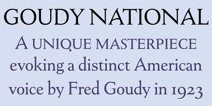 Goudy National