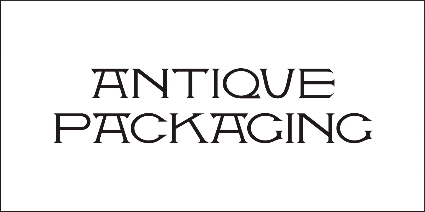 Antique Packaging