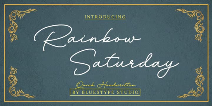 Rainbow Saturday