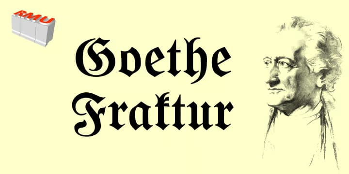 Goethe Fraktur