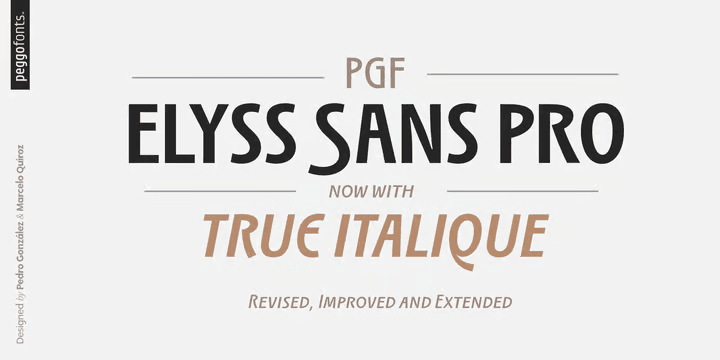 PGF Elyss Sans Pro