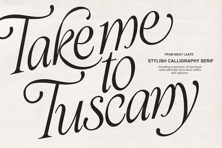 Take me to Tuscany